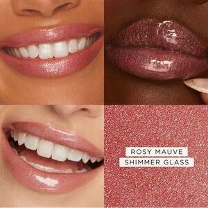 Tarte Maracuja Juicy Lip Plump Shimmer Gloss Rose Muave Shimmer Glass